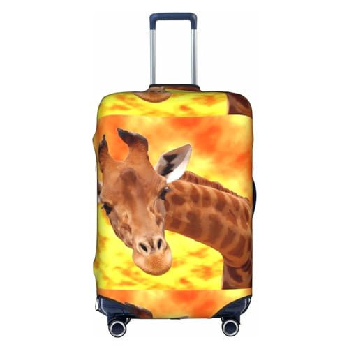 Amrole Gepäckabdeckung, Kofferabdeckung, Protektoren, Gepäckschutz, passend für 45,7 - 76,2 cm Gepäck, Giraffe (3), Giraffe (3), L von Amrole