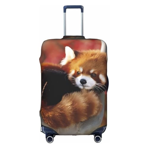 Amrole Gepäckabdeckung, Kofferabdeckung, Protektoren, Gepäckschutz, passend für 45,7 - 76,2 cm Gepäck, roter Panda, Red Panda, S von Amrole