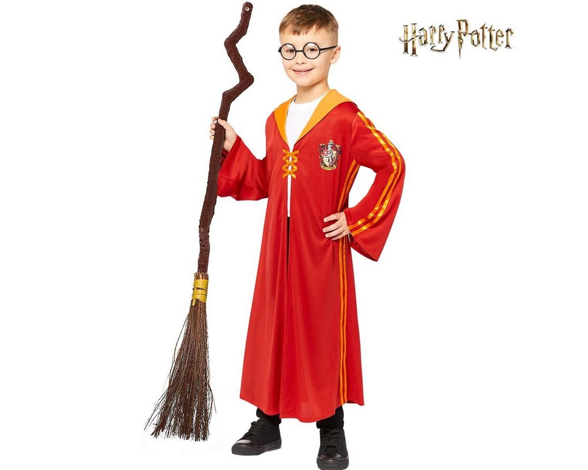 Amscan Kostüm Harry Potter Quidditch Umhang Gryffindor rot-gold für Kinder von Amscan