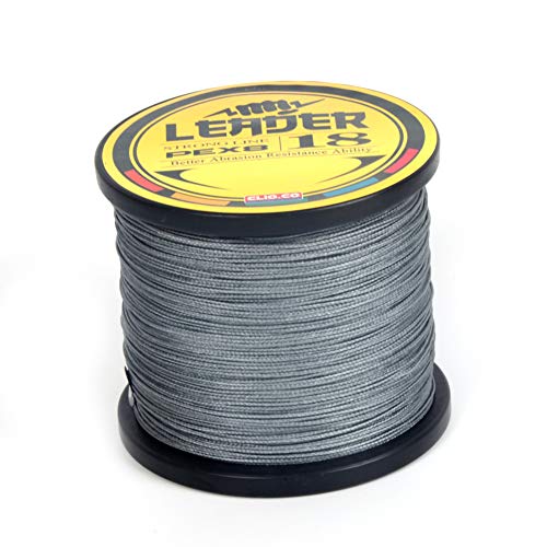 Amur Leopard 8 Fach Geflochtene Angelschnur PE Geflecht Fischdraht 1000m Angelschnur Geflochten Abriebfest, Grau, 5.0#/0.37mm/31.7kg Amur Leopard 8 Fach Geflochtene Angelschnur PE Geflecht Fischdraht 1000m Angelschnur Geflochten Abriebfest, Grau, 5.0#/0.37mm/31.7kg von Amur Leopard