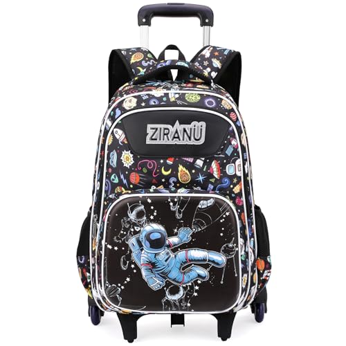 Amythe Kinderrucksack Jungen mit Rollen, 32 Liter Schulranzen für Jungen Mädchen der Klassen 2-5, Lässiger Schulrucksack Rucksack mit Trolley für Schule/Reisen, 6 Räder -Schwarz Amythe Kinderrucksack Jungen mit Rollen, 32 Liter Schulranzen für Jungen Mädchen der Klassen 2-5, Lässiger Schulrucksack Rucksack mit Trolley für Schule/Reisen, 6 Räder -Schwarz von Amythe