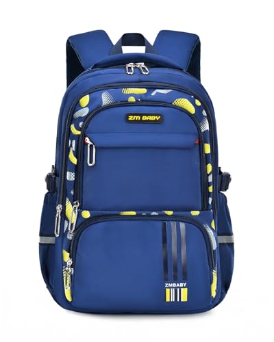 Amythe Schulrucksack Jungen Teenager, Schulranzen Jungen, Leichter Wasserdicht Daypacks mit Ergonomischem Design Modisch Schulrucksäcke für Schule oder Reisen von Amythe