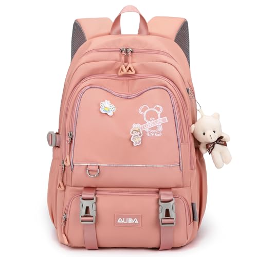 Amythe Schulrucksack Teenager Mädchen Rucksack Schule Teenager Groß School Bag Mädchen Wasserdicht Lässiger Daypack für Grundschule, Sekundarstufe und Universität Rucksack -Rosa Amythe Schulrucksack Teenager Mädchen Rucksack Schule Teenager Groß School Bag Mädchen Wasserdicht Lässiger Daypack für Grundschule, Sekundarstufe und Universität Rucksack -Rosa von Amythe