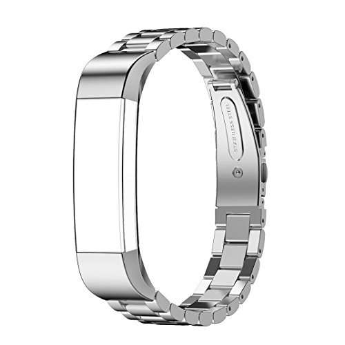 AISPORTS Kompatibel mit Fitbit Alta Armband für Damen und Herren, Fitbit Alta Strap Edelstahl Metallarmband Massives Verstellbares Sportarmband Ersatzband für Fitbit Alta/Alta HR Fitness Tracker AISPORTS Kompatibel mit Fitbit Alta Armband für Damen und Herren, Fitbit Alta Strap Edelstahl Metallarmband Massives Verstellbares Sportarmband Ersatzband für Fitbit Alta/Alta HR Fitness Tracker von AISPORTS