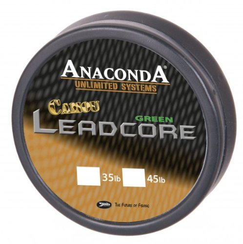 Anaconda Unisex – Erwachsene 10C4039507160104C10 Camou Leadcore (10m), Tragkraft:35lbsFarbe:Camou Green, Bunt, Normal von Sensitec