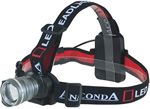 Anaconda R5 Stirnlampe - Kopflampe zum Nachtangeln, Angellampe, Lampe mit Stirnband von Sensitec
