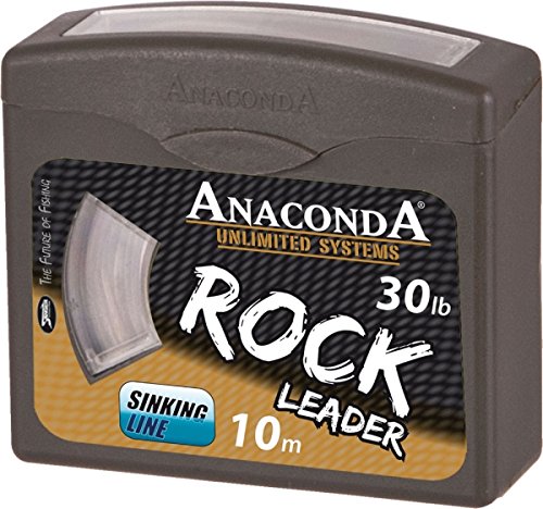 Anaconda Unisex – Erwachsene 10C4039507201890C10 Rock Leader 20m 30lb 2224230 Vorfachschnur Karpfen Schnur, Bunt, Normal von Sensitec