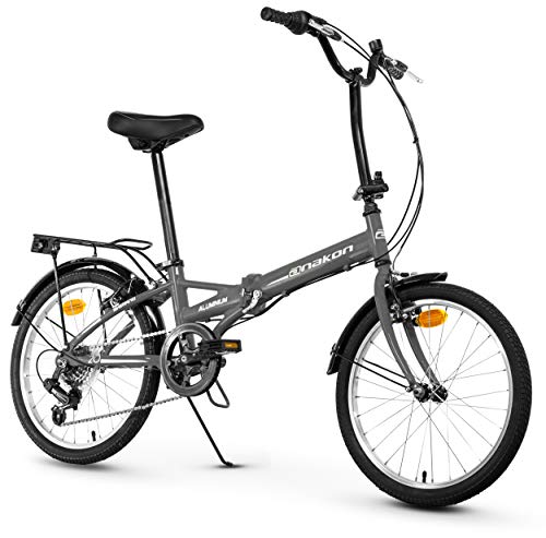 Anakon Folding Sport Klapprad, grau, Unisex von Anakon