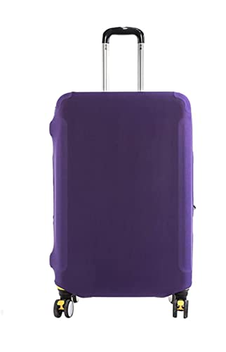 Anawakia Elastisch Einfarbig Kofferhülle Koffer Abdeckung Schutzhülle Kofferschutzhülle Kofferbezug Luggage Gepäck Cover (Lila,L 25-28 Zoll) von Anawakia