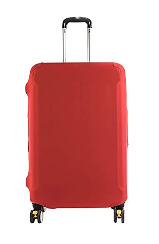 Anawakia Elastisch Einfarbig Kofferhülle Koffer Abdeckung Schutzhülle Kofferschutzhülle Kofferbezug Luggage Gepäck Cover (Rot,L 25-28 Zoll) von Anawakia