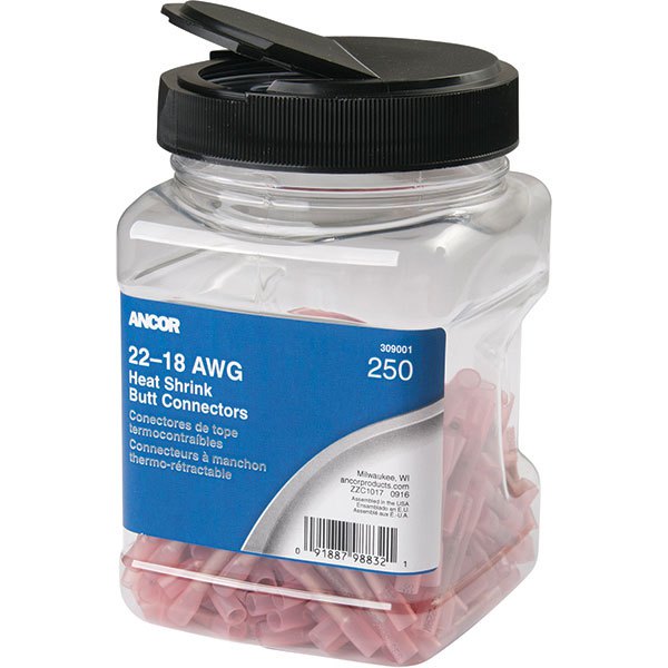 Ancor Adhesive Lined Heat Shrink Butt Connector 22-18 250 Units Rosa Ancor Adhesive Lined Heat Shrink Butt Connector 22-18 250 Units Rosa von Ancor