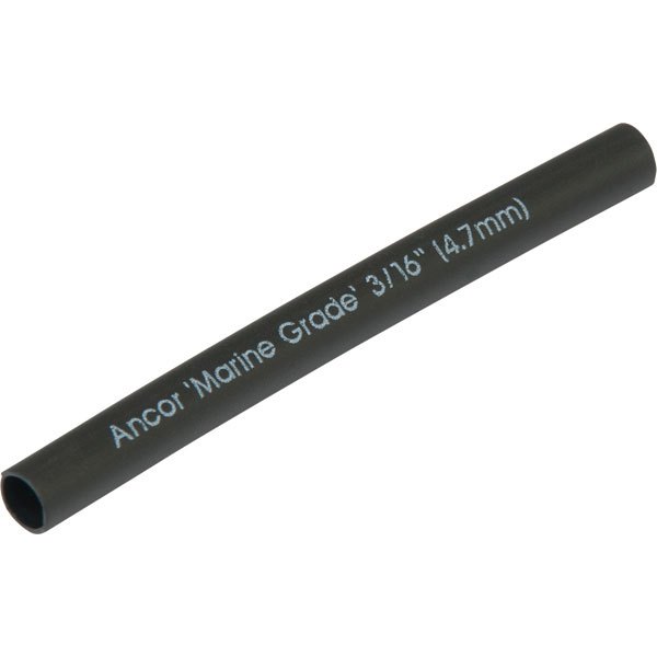 Ancor Marine Grade Adhesive Lined Heat Shrink Tubing Schwarz 3/16 x 12´´ von Ancor