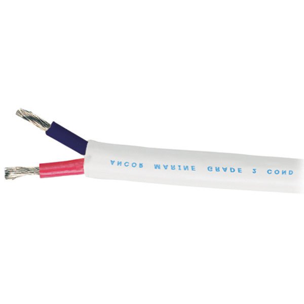 Ancor Marine Grade Tinned Copper Standard Duplex Cable 16/2 76 M Weiß Ancor Marine Grade Tinned Copper Standard Duplex Cable 16/2 76 M Weiß von Ancor