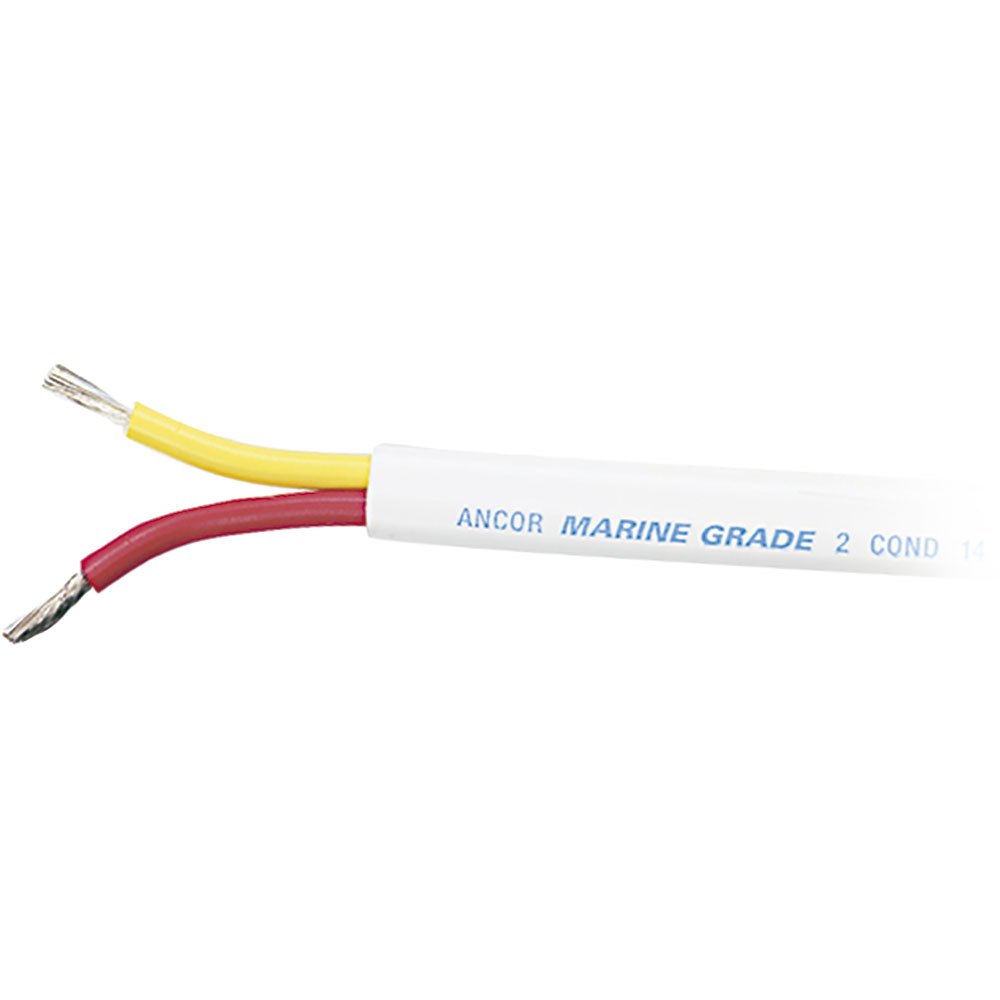 Ancor Marine Grade Tinned Copper Standard Duplex Flat Cable 14/2 76 M Durchsichtig von Ancor