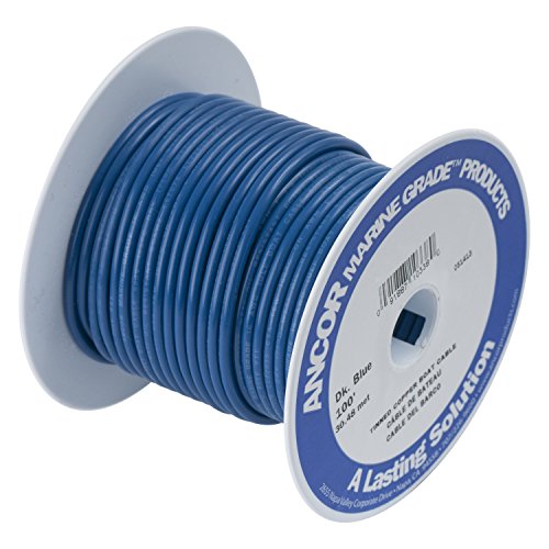 Ancor Other TINNED Copper Wire 12AWG (3MM²) Blue 12FT DAN-911, Multicolor, One Size von ANCOR MARINE GRADE