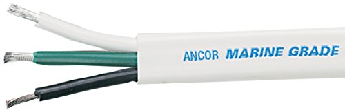 Ancor Other TRIPLEX Cable 12/3AWG (3X3MM²) White, Flat 250FT DAN-681, Multicolor, One Size von ANCOR MARINE GRADE
