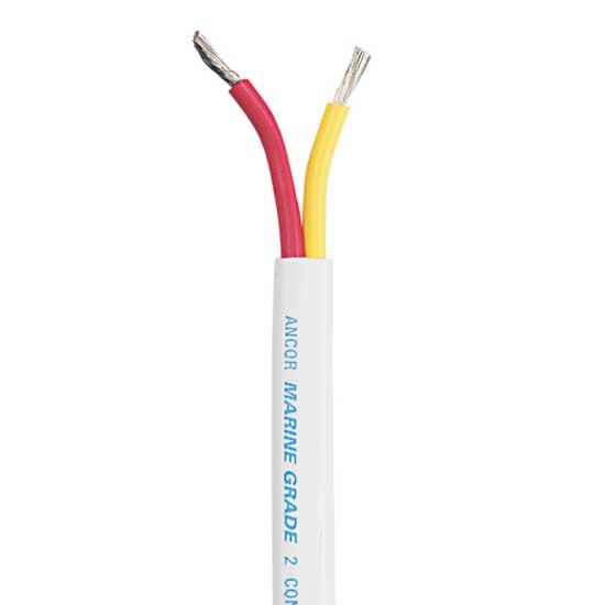 Ancor Safety Duplex Cable 16/2 Awg/2x1 Mm2 Flat Weiß 30 m von Ancor