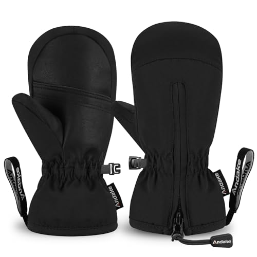 Andake Kinderhandschuhe,Warme Winterhandschuhe Wasserdicht Winddicht Handschuhe für Skifahren, Spielen, Outdoor-Aktivitäten, Jungen und Mädchen (Schwarz-kurz, XS(ca.5-8 Jahre)) Andake Kinderhandschuhe,Warme Winterhandschuhe Wasserdicht Winddicht Handschuhe für Skifahren, Spielen, Outdoor-Aktivitäten, Jungen und Mädchen (Schwarz-kurz, XS(ca.5-8 Jahre)) von Andake