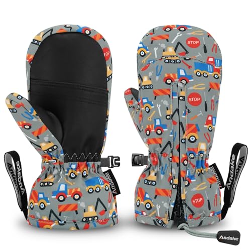 Andake Kinderhandschuhe,Warme Winterhandschuhe Wasserdicht Winddicht Handschuhe für Skifahren, Spielen, Outdoor-Aktivitäten, Jungen und Mädchen Andake Kinderhandschuhe,Warme Winterhandschuhe Wasserdicht Winddicht Handschuhe für Skifahren, Spielen, Outdoor-Aktivitäten, Jungen und Mädchen von Andake
