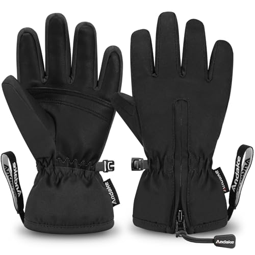 Andake Kinderhandschuhe, Winddichte, wasserdichte, Warme Winterhandschuhe, Skifahren, Outdoor-Sport, Reithandschuhe, Jungen und Mädchen(Schwarz, 2-4 Jahr) Andake Kinderhandschuhe, Winddichte, wasserdichte, Warme Winterhandschuhe, Skifahren, Outdoor-Sport, Reithandschuhe, Jungen und Mädchen(Schwarz, 2-4 Jahr) von Andake