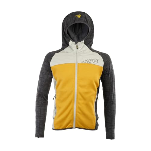 Ande M31045-1909 QUALIDO Full Zip Sweatshirt Herren Gold/Antracite Größe L Ande M31045-1909 QUALIDO Full Zip Sweatshirt Herren Gold/Antracite Größe L von Ande