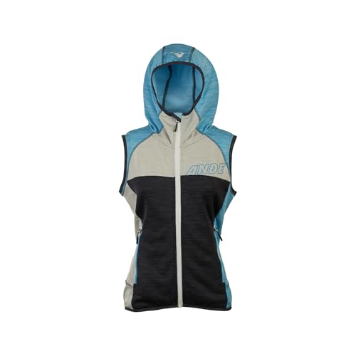 Ande W43003-U580 QUALIDO LADY VEST Sports vest Damen ANTRACITE/BLU ATOLLO Größe XL Ande W43003-U580 QUALIDO LADY VEST Sports vest Damen ANTRACITE/BLU ATOLLO Größe XL von Ande
