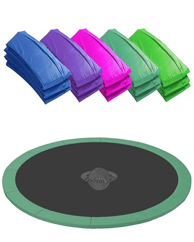 Andreas Dell Randabdeckung Federabdeckung Randschutz Schutz für Trampolin, Größe: Ø 430 cm, Farbe: Grün Andreas Dell Randabdeckung Federabdeckung Randschutz Schutz für Trampolin, Größe: Ø 430 cm, Farbe: Grün von Andreas Dell