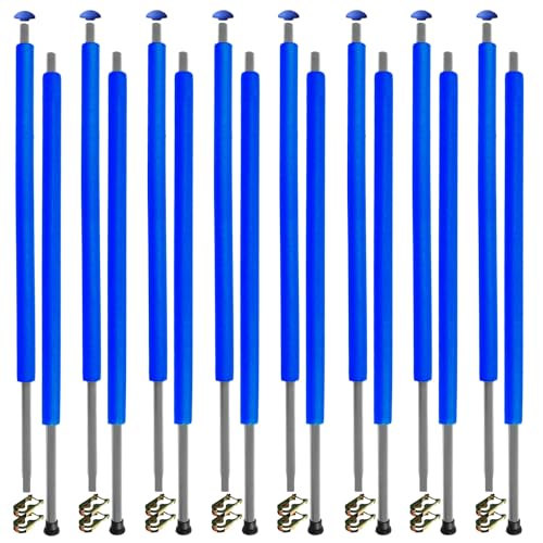 Andreas Dell Trampolinstangen 6 Stk. 233 cm für Sicherheitsnetz, inkl. Schaumstoffrohre, Endkappen, Klammern und Gummifüße, Stahl, Blau, Rund, für Jugendliche, Outdoor-Enthusiasten, Jugend, Unisex Andreas Dell Trampolinstangen 6 Stk. 233 cm für Sicherheitsnetz, inkl. Schaumstoffrohre, Endkappen, Klammern und Gummifüße, Stahl, Blau, Rund, für Jugendliche, Outdoor-Enthusiasten, Jugend, Unisex von Andreas Dell