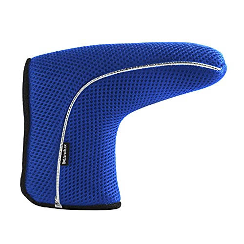 Andux Gittergewebe Putter-Abdeckung Golf Blade Putter-Kopfabdeckung MT/TG15 Blau Andux Gittergewebe Putter-Abdeckung Golf Blade Putter-Kopfabdeckung MT/TG15 Blau von Andux