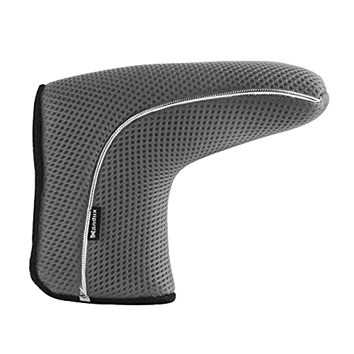 Andux Gittergewebe Putter-Abdeckung Golf Blade Putter-Kopfabdeckung MT/TG15 Grau Andux Gittergewebe Putter-Abdeckung Golf Blade Putter-Kopfabdeckung MT/TG15 Grau von Andux