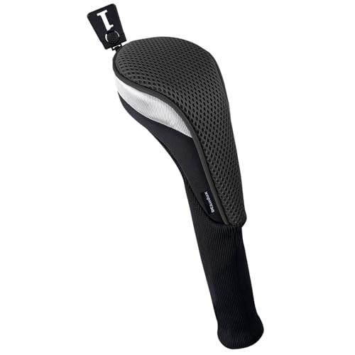 Andux Golf Schlägerkopfhüllen für Driver, 460 cc, Langer Hals schwarz Andux Golf Schlägerkopfhüllen für Driver, 460 cc, Langer Hals schwarz von Andux