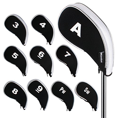 Andux Golf Iron Head Covers with Zipper 10pcs/Set von Andux