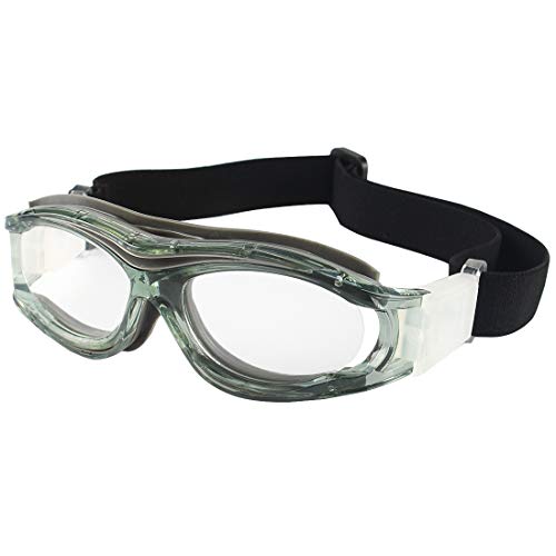 Andux Kinder Basketball Fußball Fußball Sport Schutzbrillen Schutzbrille Augenschutzbrille LQYJ-04 (Grau) von Andux