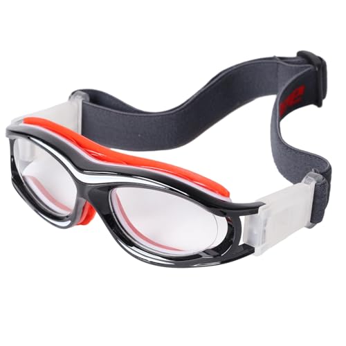 Andux Kinder Basketball Fußball Fußball Sport Schutzbrillen Schutzbrille Augenschutzbrille LQYJ-04 (Rot) von Andux
