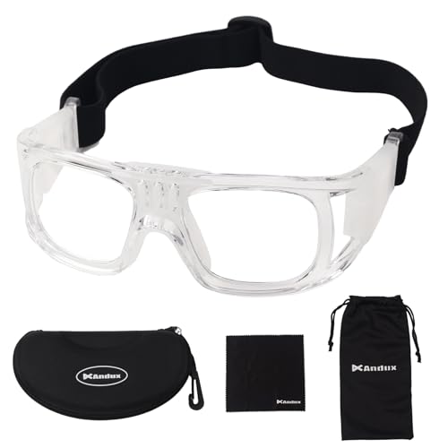 Andux Schutzbrille für Basketball, Fußball, Sport LQYJ-01 (Weiß) Andux Schutzbrille für Basketball, Fußball, Sport LQYJ-01 (Weiß) von Andux