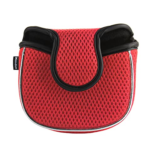 Andux Magnetknopf Putter-Abdeckung Kopfbedeckung für Golfschläger Rot, Quadrat Andux Magnetknopf Putter-Abdeckung Kopfbedeckung für Golfschläger Rot, Quadrat von Andux
