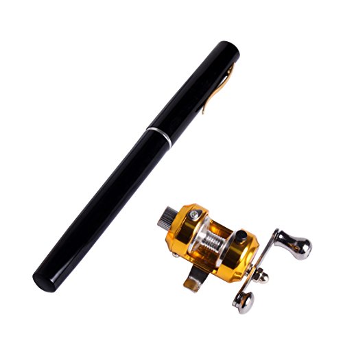 Andux Mini beweglicher Angelrute-Fischerei-Gang Carbon-Felsen-Angelrute Salzwasser-Fischerei Rod GBG-01 (Schwarz) Andux Mini beweglicher Angelrute-Fischerei-Gang Carbon-Felsen-Angelrute Salzwasser-Fischerei Rod GBG-01 (Schwarz) von Andux