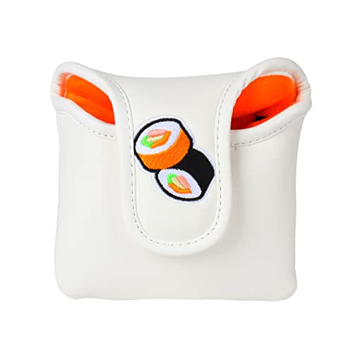 Andux PU Schlägel Putter Abdeckung Golf Putter Head Covers White Sushi MT/TG19 von Andux