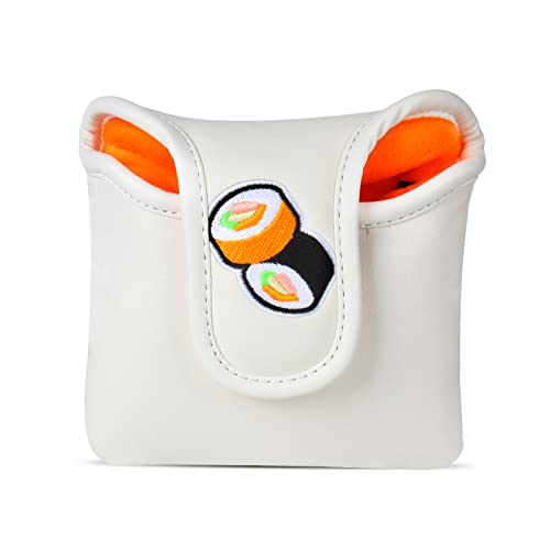 Andux PU Schlägel Putter Abdeckung Golf Putter Head Covers White Sushi MT/TG19 von Andux