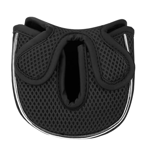 Andux Putterabdeckung Golf Putter Head Covers für Putter mit niedrigem Mittelschaft MT/TG22, halbrund, schwarz Andux Putterabdeckung Golf Putter Head Covers für Putter mit niedrigem Mittelschaft MT/TG22, halbrund, schwarz von Andux