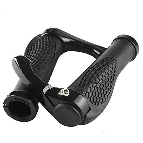 Andux Zone Fahrrad Lenkergriffe für MTB Flooding Bike Horn Typ ZXC-CB02(Schwarz) von Andux