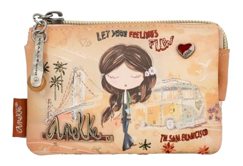 Anekke Peace & Love 3-Compartment Coin Purse Camel Anekke Peace & Love 3-Compartment Coin Purse Camel von Anekke