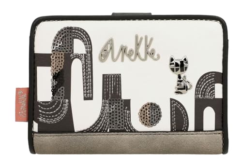 Anekke Peace & Love Nature Sixties RFID Wallet M Black & White Anekke Peace & Love Nature Sixties RFID Wallet M Black & White von Anekke
