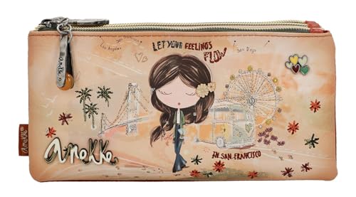 Anekke Peace & Love Pencil Case Camel von Anekke