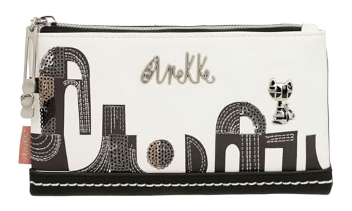 Anekke Peace & Love Nature Sixties RFID Wallet L Black & White Anekke Peace & Love Nature Sixties RFID Wallet L Black & White von Anekke
