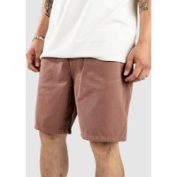 Anerkjendt Akjanic Garment Dyed Shorts cognac von Anerkjendt