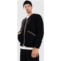 Anerkjendt Akanders Pile Sweatjacke caviar Anerkjendt Akanders Pile Sweatjacke caviar von Anerkjendt