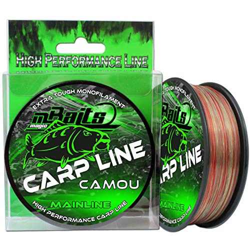 Angel-Berger Magic Baits Carp Line Camou Angelschnur Monofile Schnur (300m, 0,25mm) von Angel-Berger