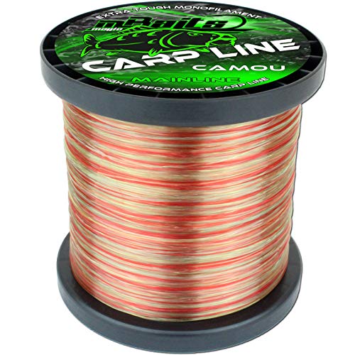 Angel-Berger Magic Baits Carp Line Camou Angelschnur Monofile Schnur (1000m, 0,25mm) von Angel-Berger