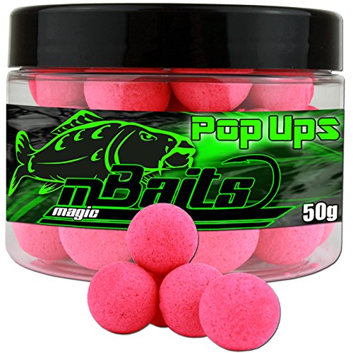 Angel-Berger Magic Baits Fluo Pop Ups (Pink, 15mm) von Angel-Berger